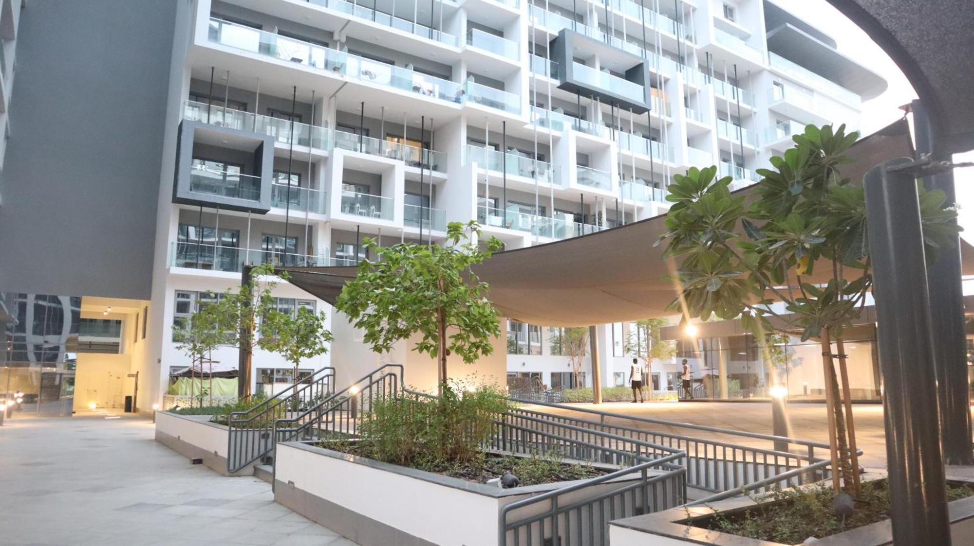 Appartement Oasis Grove Stylish 2br Retreat In Masdar